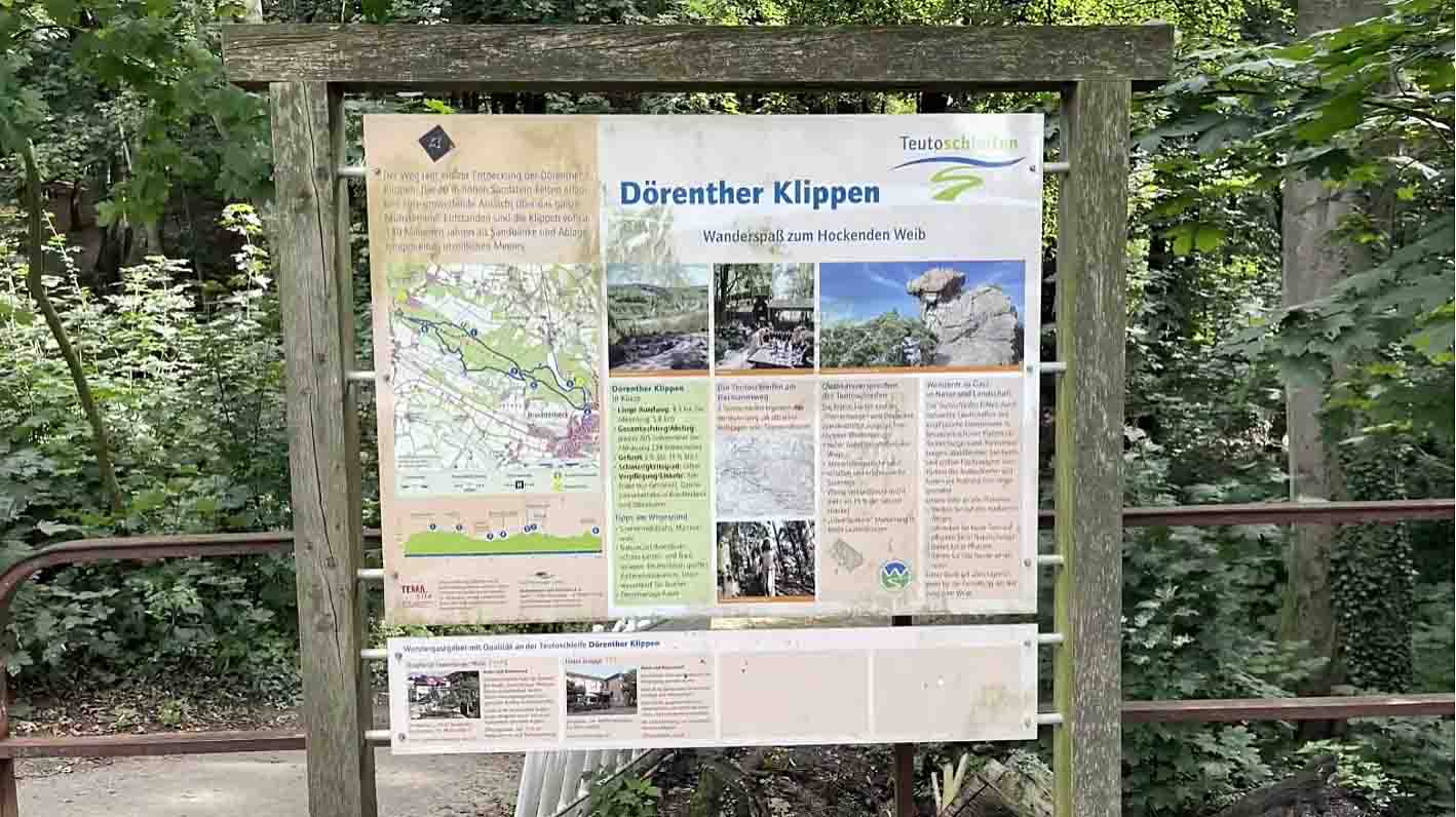 Wandelroute Dörenther Klippen